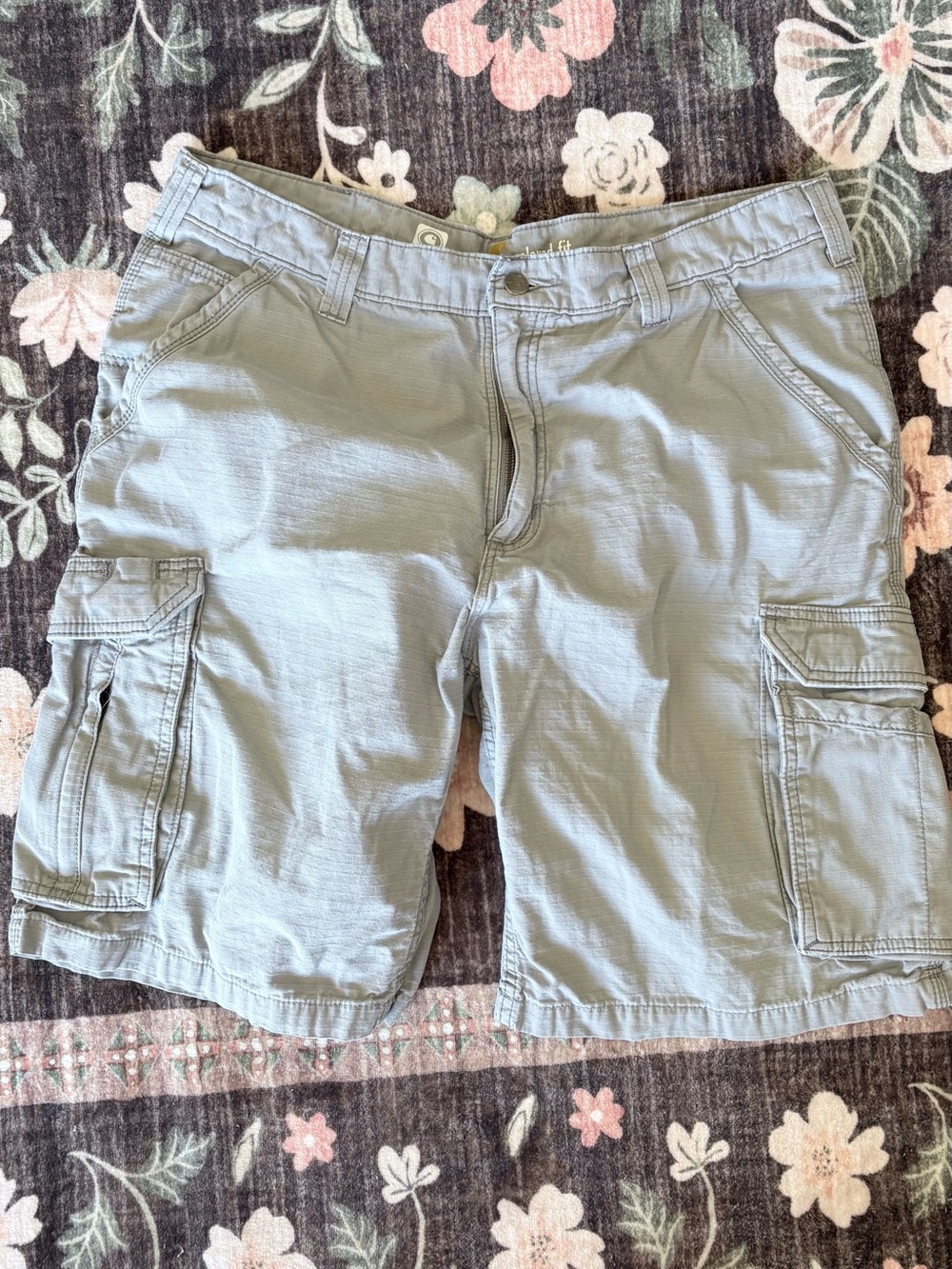 Carhartt Men's Light Gray Cargo Shorts